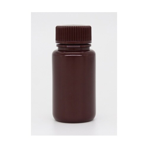 広口試薬ボトル(HDPE 褐色 滅菌)