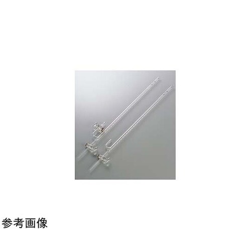 枝付ビューレット(白)/PTFE二方コック付