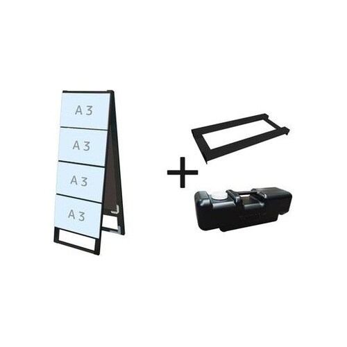 ブラックカードケーススタンド看板