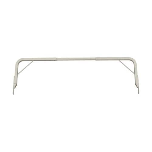 スチール製軽量ボルト式棚用オプション アーチ型転倒防止バー