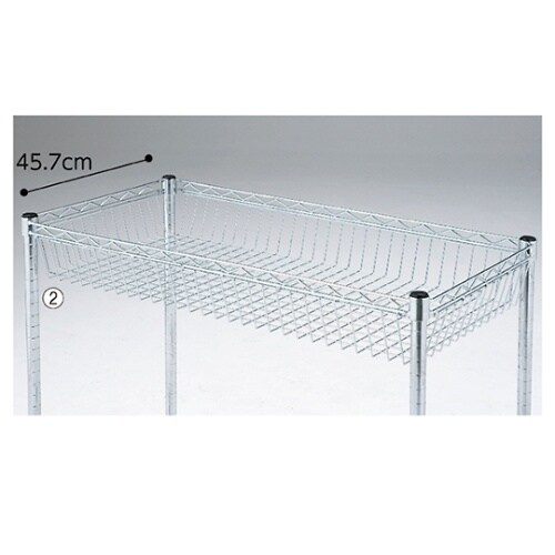 スチールカゴ棚