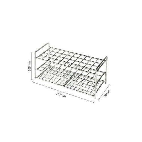 ステンレス製試験管立て