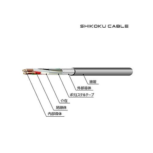 エコ マイクロホンコード(音響・計装機器用ケーブル)1巻(100m入)