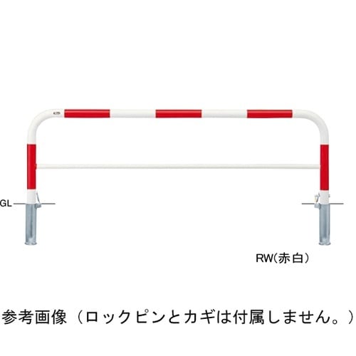 スチール製 アーチ型車止め