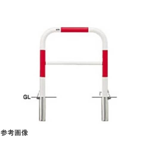 スチール製 アーチ型車止め