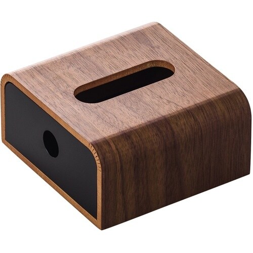 木製ハーフスライドティッシュBOX