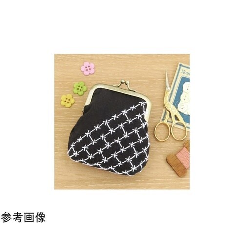 刺し子キット 一目刺しのがまぐチポーチ