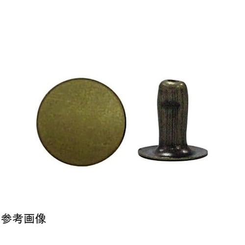 片面カシメ 中7mm×7mm 10組 ※3組以上から注文可能(販売価格は1組単位の価格)