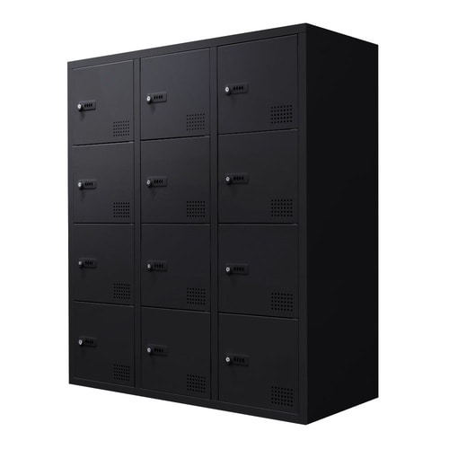 12人用ロッカー ダイヤル錠 900×400