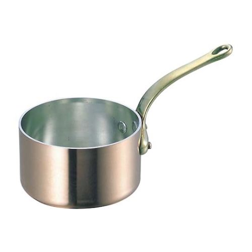 銅極厚 深型片手鍋 真鍮柄 27cm（takumi） - 調理器具