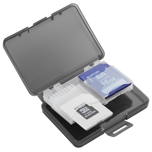 エレコム ｓｄカードケース ４枚収納 ｓｄ ｍｉｃｒｏｓｄ カウネット