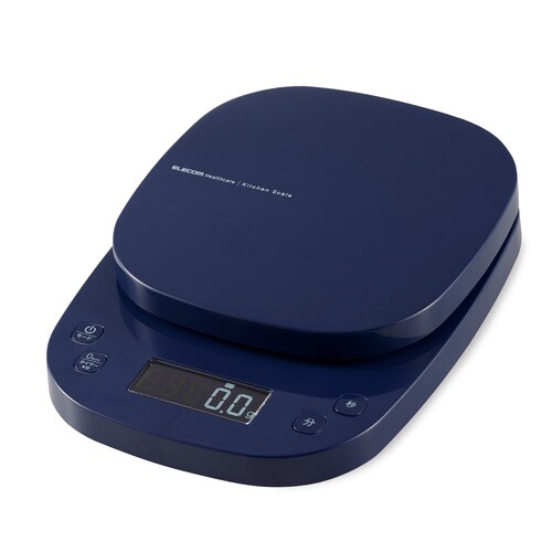 エレコム キッチンスケール タイマー付 ネイビー カウネット