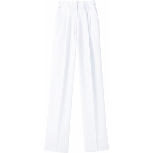 自重堂 レディース２タックパンツ ＷＨ１０４４２ 白 Ｌ｜カウネット