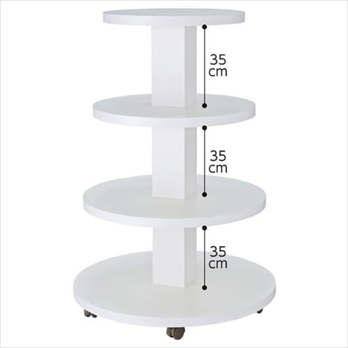 多段式ラウンドディスプレイ 4段