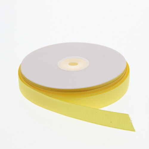 シモジマ グログラン リボン １５ｍｍｘ３０ｍ 黄 ２ カウネット