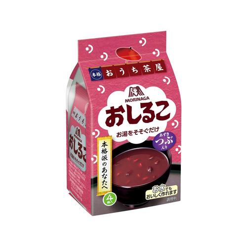 森永製菓 おしるこ4袋入 72g 10個 カウネット 森永製菓 おしるこ4袋入 72g 10個 カウネット