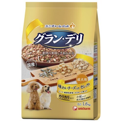 ユニチャーム グランデリカリカリ成犬チーズセレクト１ ６ｋｇ カウネット