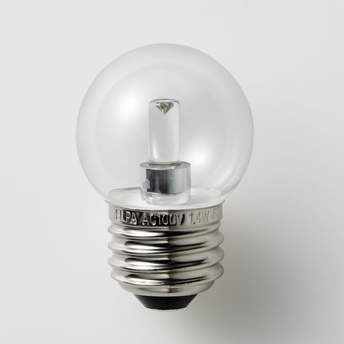 朝日電器 ｌｅｄ電球 ｇ４０形 ｅ２６ クリア電球色 ｌｄｇ１ｃｌ ｇ ｇ２５６ カウネット