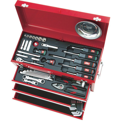 京都機械工具 KTC 整備用工具セット(チェストタイプ)|カウネット