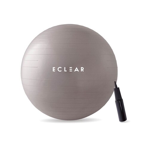 エレコム バランスボール 65cm グレー カウネット エレコム バランスボール 65cm グレー カウネット