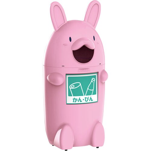 ｋａｗａｊｕｎ キャラクターごみ箱４５ｌうさぎ ｍｂｘ０１３ｐｎ カウネット