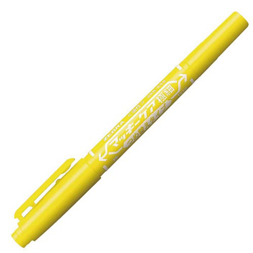 ゼブラ 油性マーカー　マッキーケア極細　つめ替えタイプ　黄　ＹＹＴＳ５－Ｙ 【5060-8324】