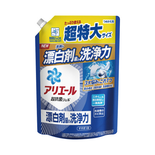 P&G アリエールジェル つめかえ超特大サイズ 900G P&G アリエールジェル つめかえ超特大サイズ 900G