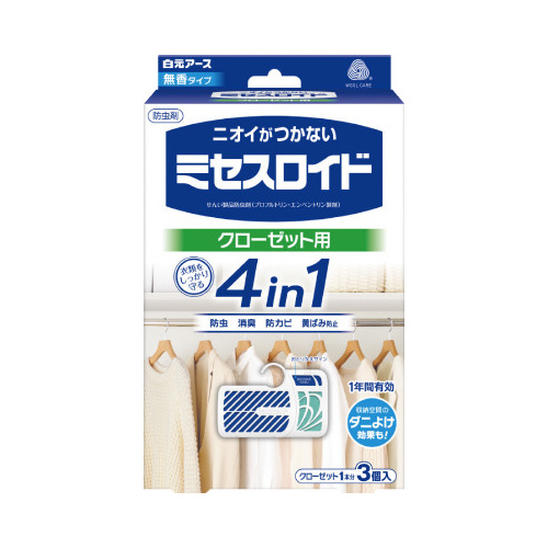 白元アース ミセスロイドクローゼット用 1箱（3個入） MRY