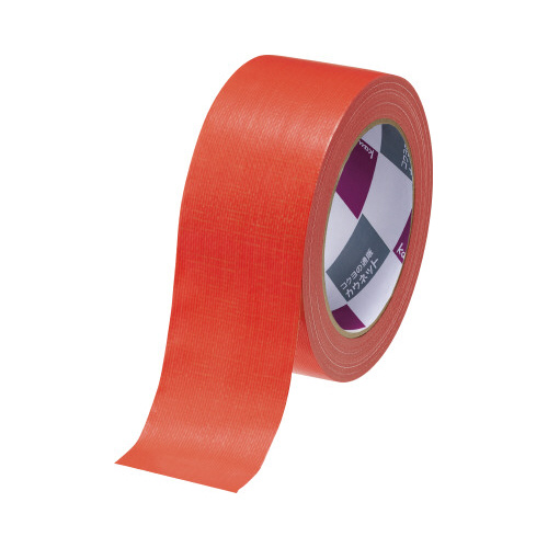 カウネット カラー布テープ 赤 幅50mm×25m 30巻 業務用 カウネット カラー布テープ 赤 幅50mm×25m 30巻 業務用