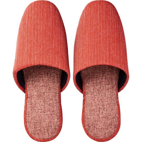 ステッチ柄ツートンスリッパ