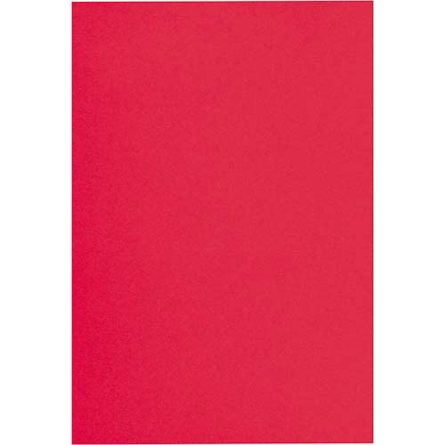 カウネット 色画用紙 八つ切 赤 １パック（１０枚入） ４２１２
