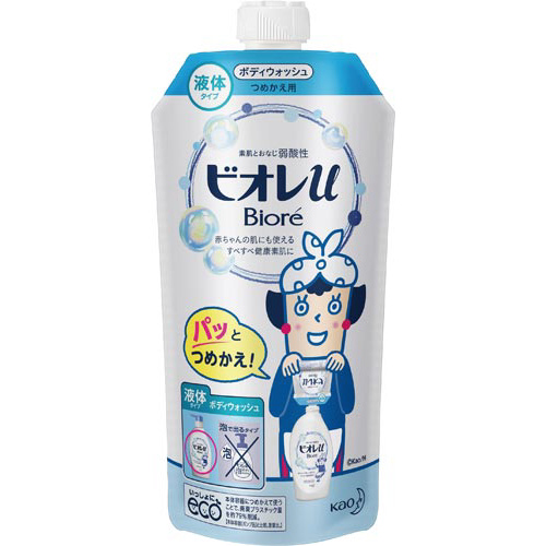 花王 ビオレu つめかえ用 340ml 336316 ボディ