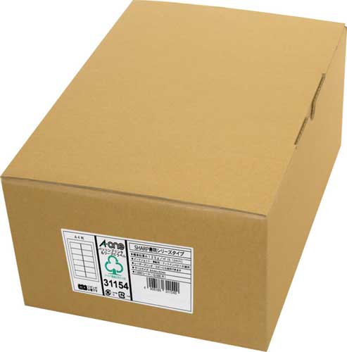 エーワン ＰＣ＆ワープロラベル シャープ書院 １２面 １０００枚