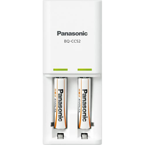 パナソニック 充電器セット 単4形充電式エボルタe 2本付 K