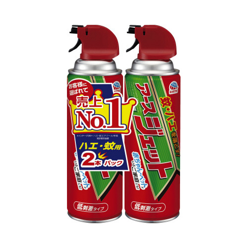 アース製薬 アースジェット ４５０ｍｌ ２本パック×１５ １箱（２本入