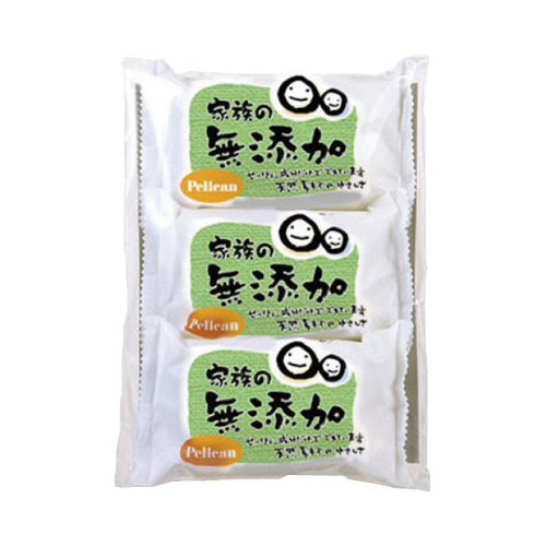 ペリカン石鹸 家族の無添加石鹸　１００ｇ×１２個入　１セット（３個入×４）　ＰＰＭ－３×４　固形石鹸　せっけん・せっけんネット 【4184-9729】