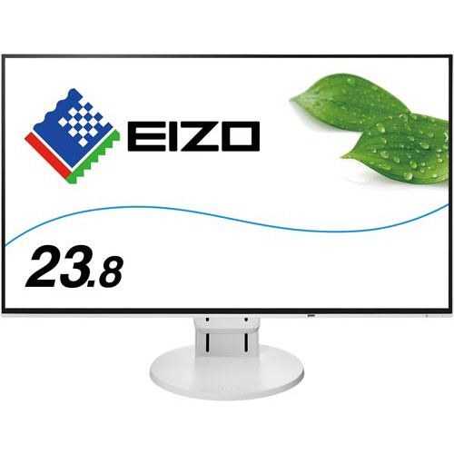 ＥＩＺＯ ２３．８型液晶モニター　フルＨＤ　白　ＥＶ２４５１－ＷＴ 【4698-9338】