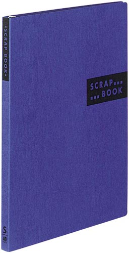 コクヨ スクラップブックＳスパイラルとじ台紙４０枚青 Ａ４タテ １箱