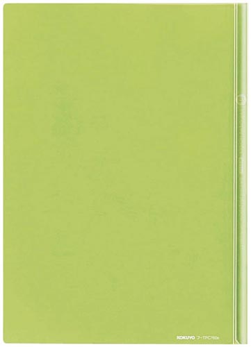 コクヨ レールクリヤーホルダーカラーズＰＥＴ緑Ａ４縦２０冊　フ－ＴＰＣ７６０ＹＧ×２０　業務用 【5056-9465】