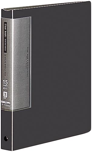 コクヨ クリヤーブック（替紙式）B5タテ 26穴 18ポケット付属 背幅27mm