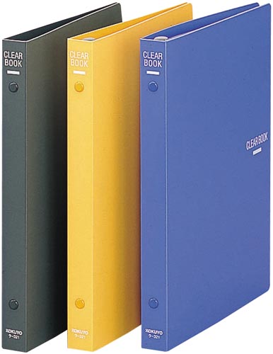 コクヨ クリヤーブック替紙式 ｂ５縦 ２６穴１８ポケット 青 ラ ３２１ｂ カウネット