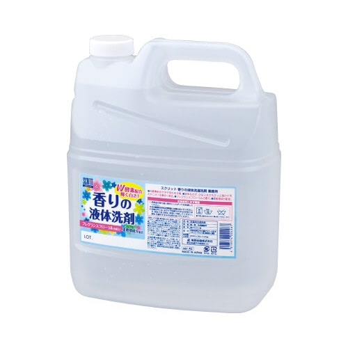 Amazon | 熊野油脂 スクリット 香りの液体洗剤 4L×4本 | 熊野