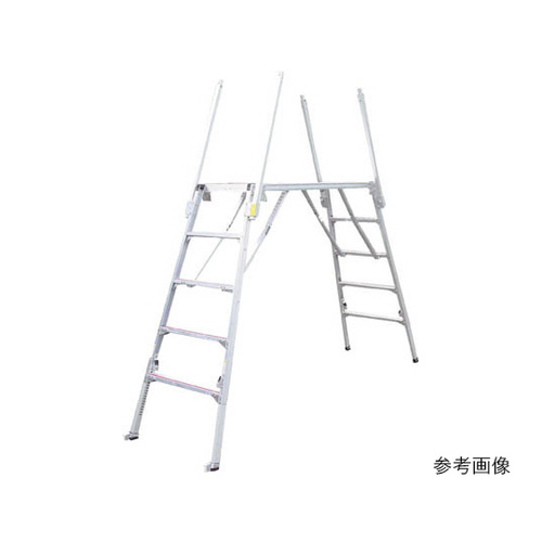 ナカオ 四脚調節式 足場台(可搬式作業台)「楽駝」 1.12ー ナカオ 四脚調節式 足場台(可搬式作業台)「楽駝」 1.12ー