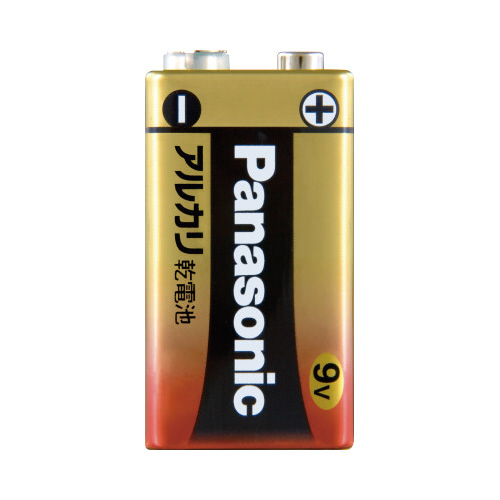 パナソニック アルカリ乾電池 9V形 角形9V 9V角形アルカリ