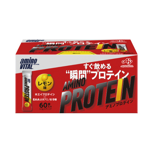 味の素 アミノバイタル　アミノプロテイン　レモン味　６０本 【4910-4486】