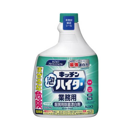 花王 キッチン泡ハイタースプレー付替用１０００ｍｌ×６本 業務用