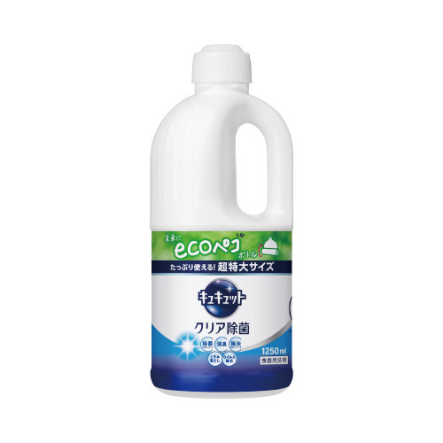 花王 キュキュット クリア除菌 詰替 １３８０ｍｌ ６本 業務用 カウネット