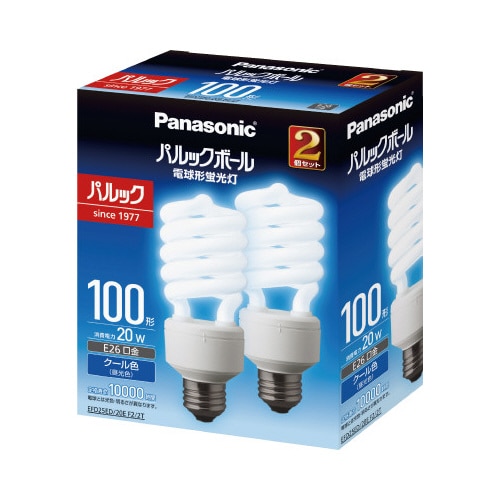 パナソニック　パルックボール各種　電球形蛍光灯 LOHACO - パナソニック 電球型蛍光灯 パルックボール