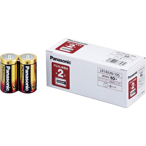 パナソニック アルカリ乾電池 単２ ５０本入 ７０×７８ｍｍ 単２形 単