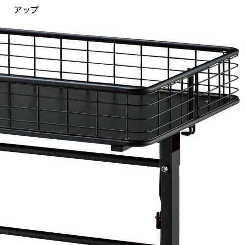 折りたたみワゴン ブラック